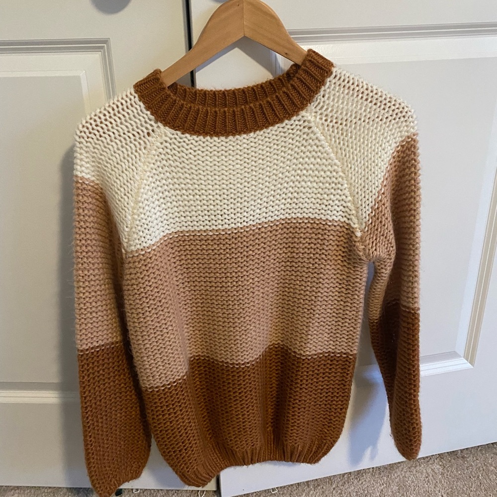 Colorblock Fall Sweater